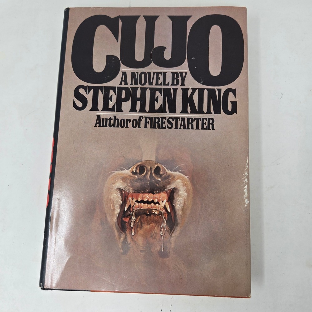 Cujo Stephen‎ King 1981 Hardcover Book Club Edition Viking Horror Novel